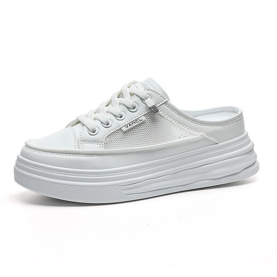 Damen lässige Sneaker mit atmungsaktivem Mesh-Obermaterial und dämpfender Sohle EB