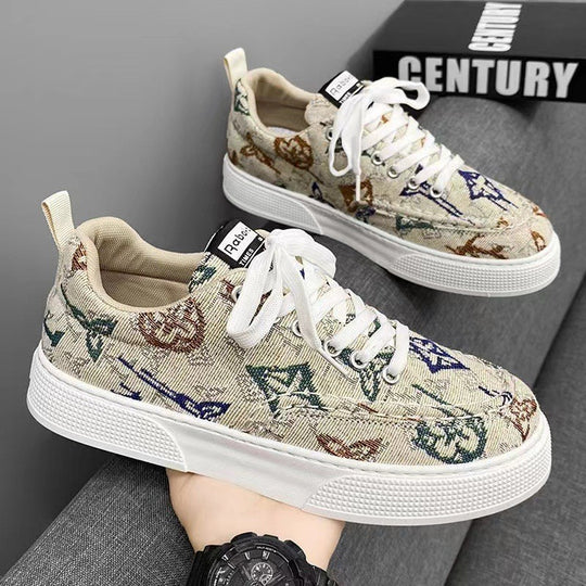 Damen Modische Sneaker mit einzigartigem Druckdesign EB