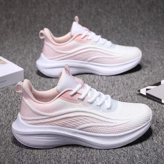Damen sportliche Sneaker mit atmungsaktivem Mesh-Obermaterial von EB