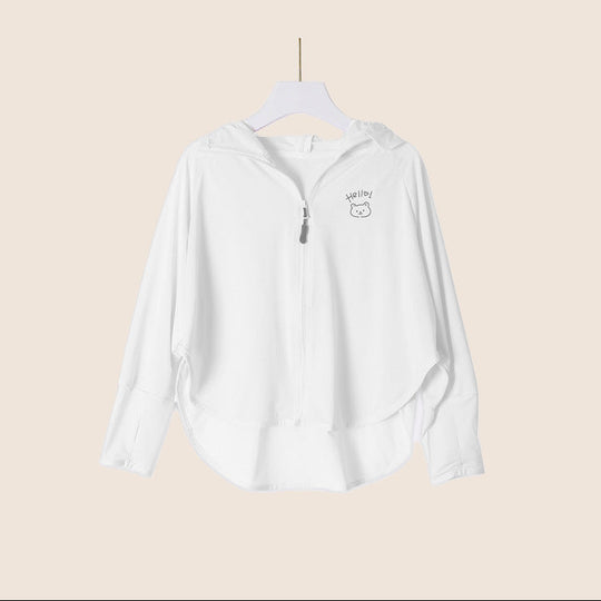 Damen leichte und atmungsaktive Sportjacke mit Kapuze EB