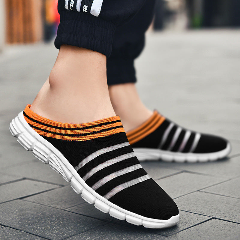 Unisex nan leichte Strick-Mule mit konturierter Komfortsohle und flexibler Profillaufsohle EB