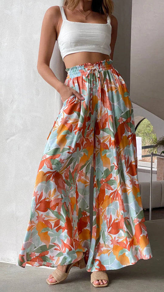 EB | Hose mit weitem Bein und elastischer Taille