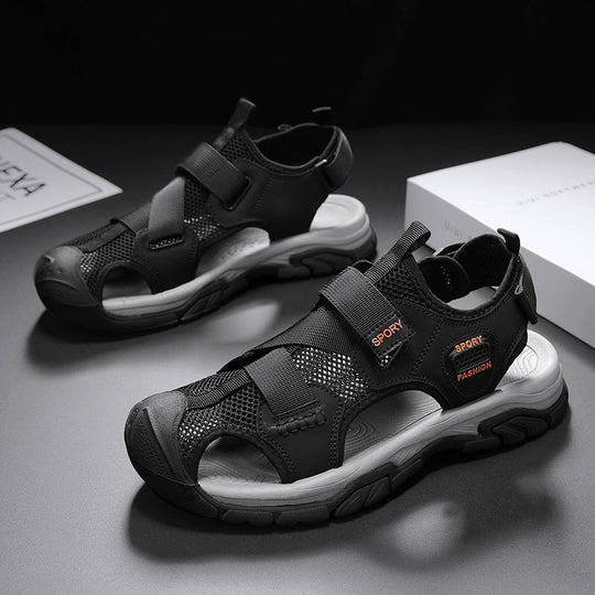Damen Sportliche Sandalen mit verstellbaren Riemen und rutschfester Sohle EB