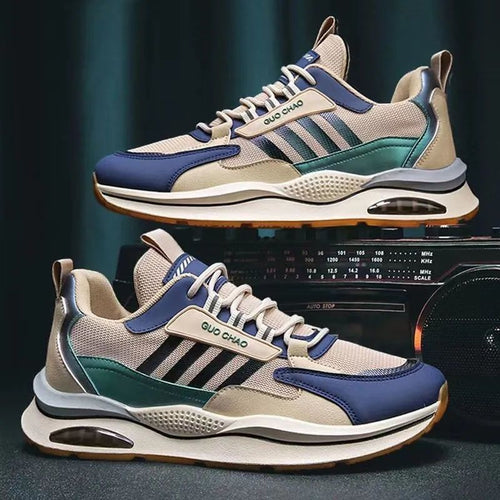 Damen Sportliche Sneaker mit atmungsaktivem Mesh-Obermaterial und Dämpfungstechnologie EB