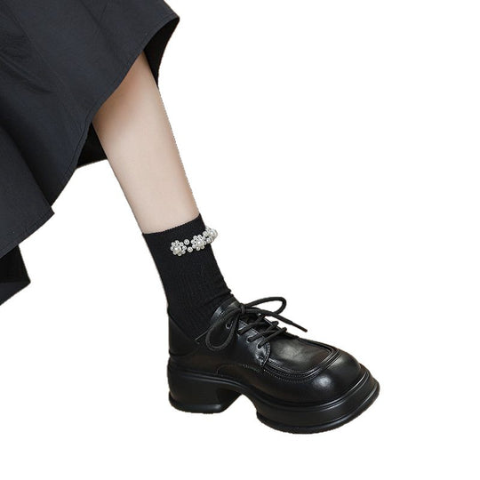 Damen Bequeme Derbyschuhe mit klassischem Design und rutschfester Sohle EB
