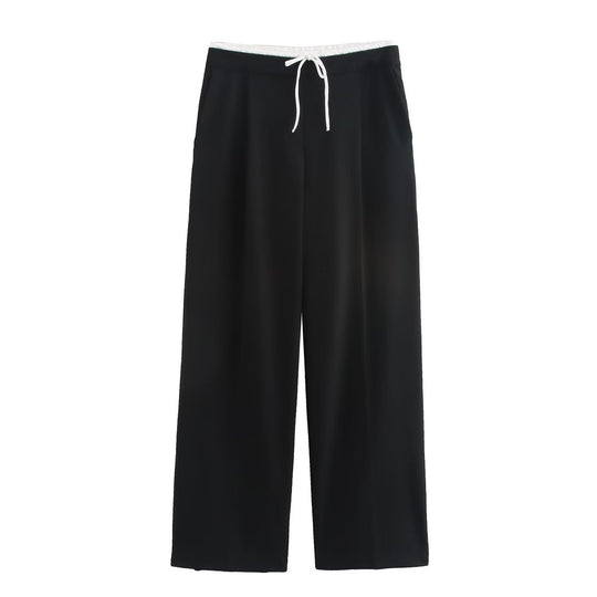 Damen elegante und bequeme Palazzo-Hose EB