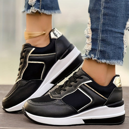 Damen modische Sneaker mit ergonomischer Dämpfung und stylischem Design EB