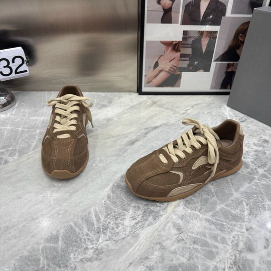 Damen sportliche Sneaker mit atmungsaktivem Obermaterial und rutschfester Sohle EB