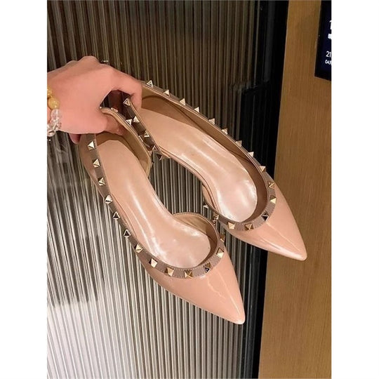 Damen elegante Slingback-Pumps mit zierlichen Strassverzierungen EB