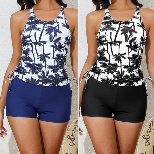 Damen Tankini-Set mit floralem Oberteil und sportlichem Schnitt EB