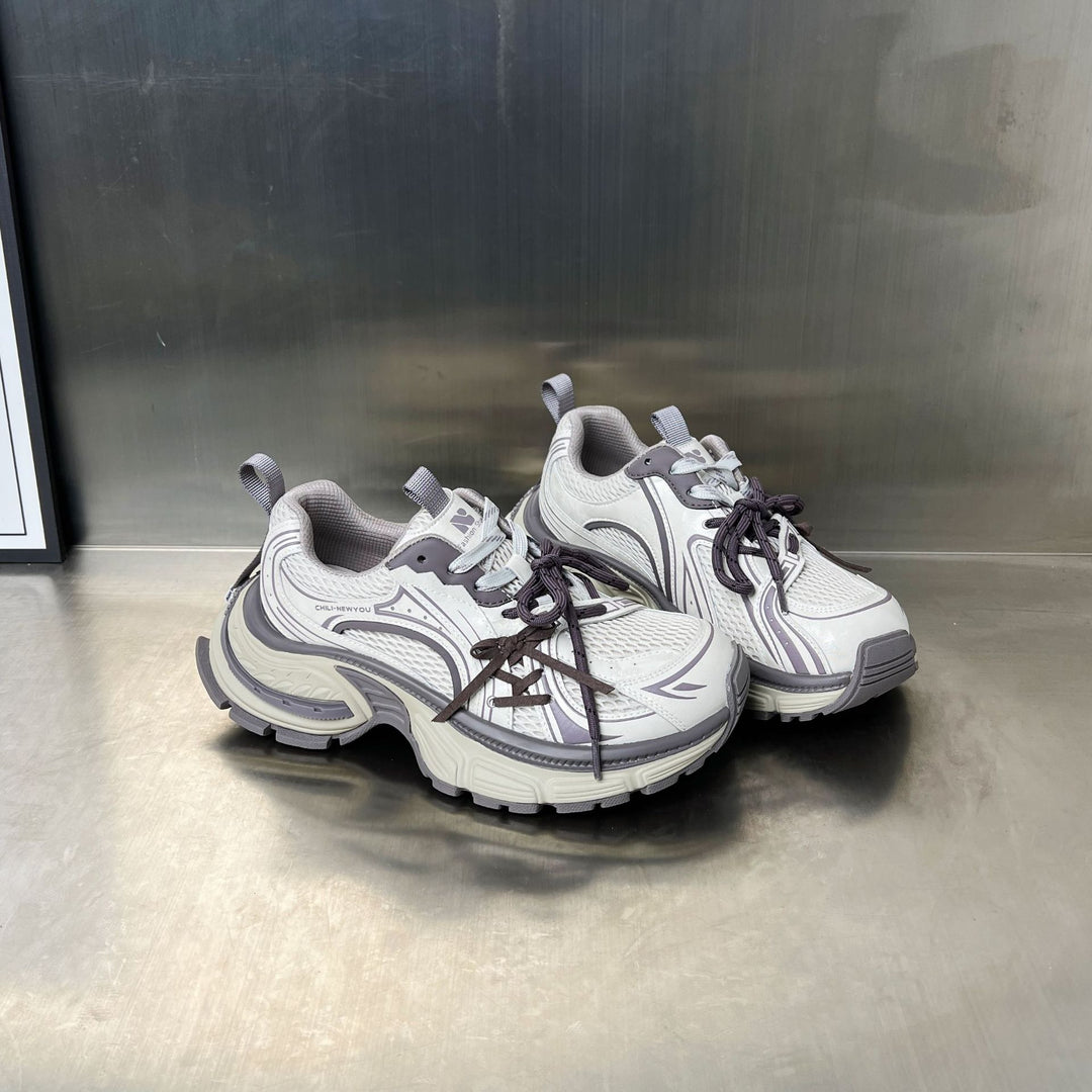 Damen Lauf- und Fitness-Sneakers mit atmungsaktivem Mesh und dämpfendem Fußbett EB