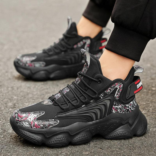 Damen Sportliche High-Top Sneaker mit innovativer Dämpfungstechnologie und atmungsaktivem Design EB