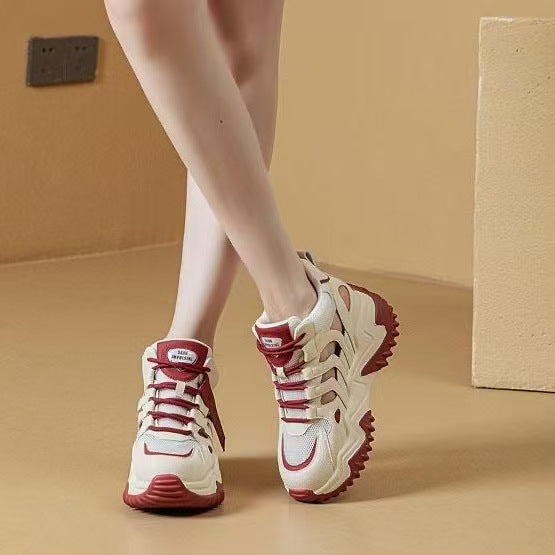 Damen Hochwertige Sportliche Sneaker mit verstärkter Sohle und atmungsaktivem Mesh EB