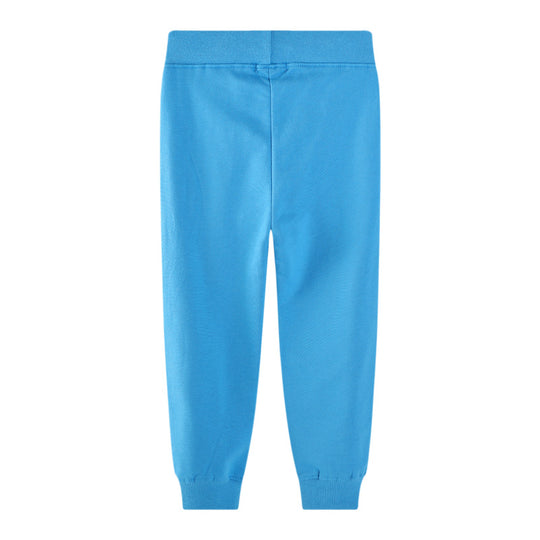 Mädchen Jogginghose mit bunten Blumen- und Schmetterlingsstickereien EB
