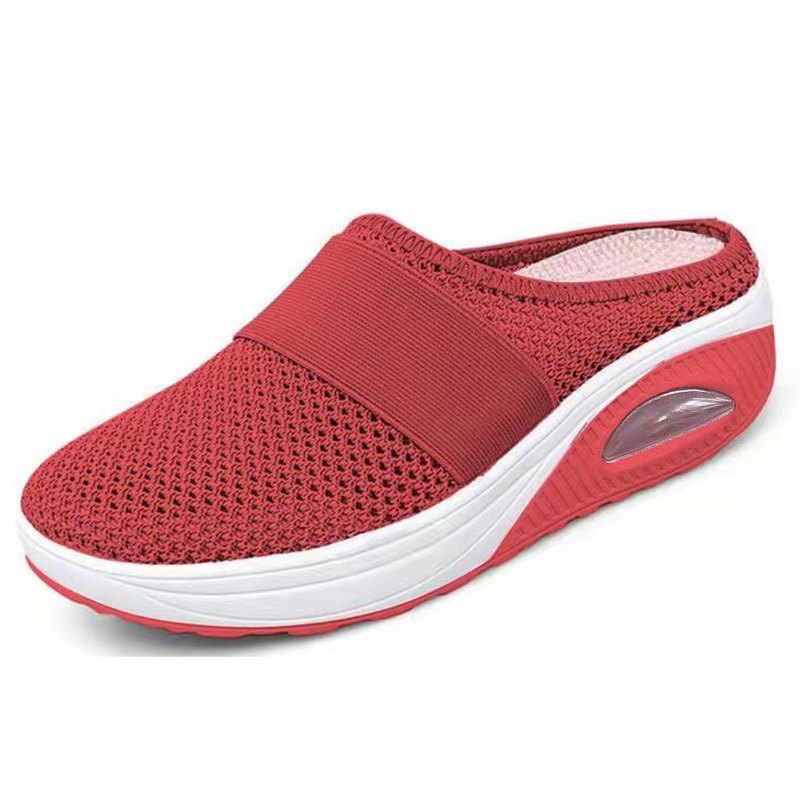 Damen Bequeme Clogs mit atmungsaktiver Mesh-Oberfläche EB