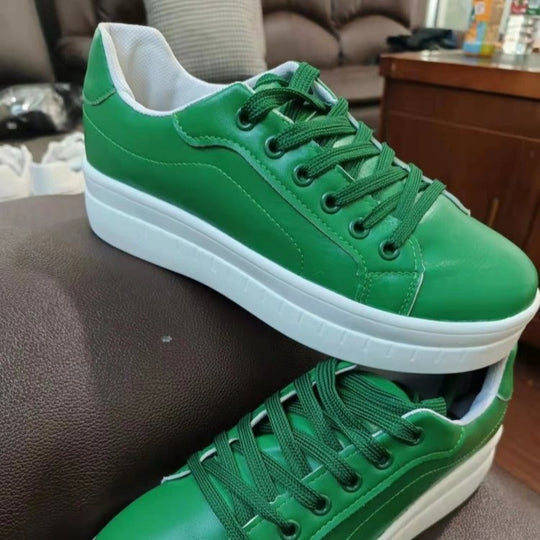 Damen Komfortable High-Top Sneakers mit trendiger Plateau-Sohle EB