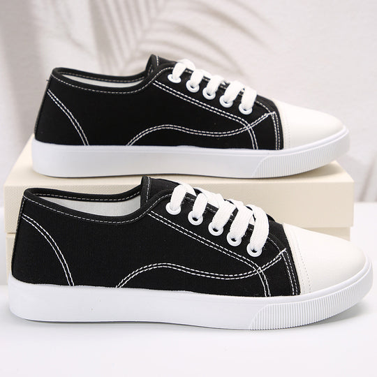 Damen klassische Sneaker mit atmungsaktivem Obermaterial und rutschfester Sohle EB