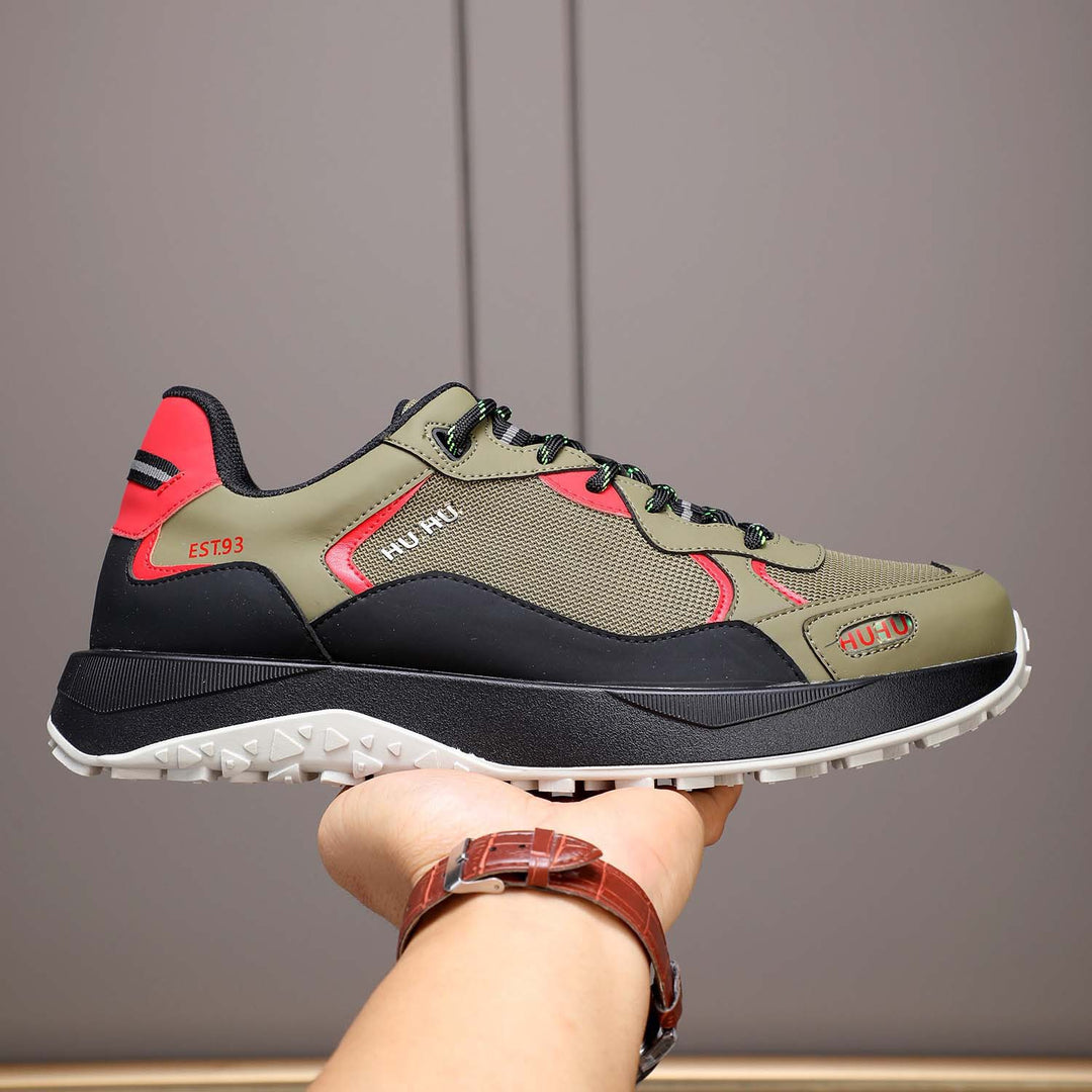 Damen Sportive Lauf-Sneaker mit rutschfester Sohle und atmungsaktiver Oberflächenstruktur EB