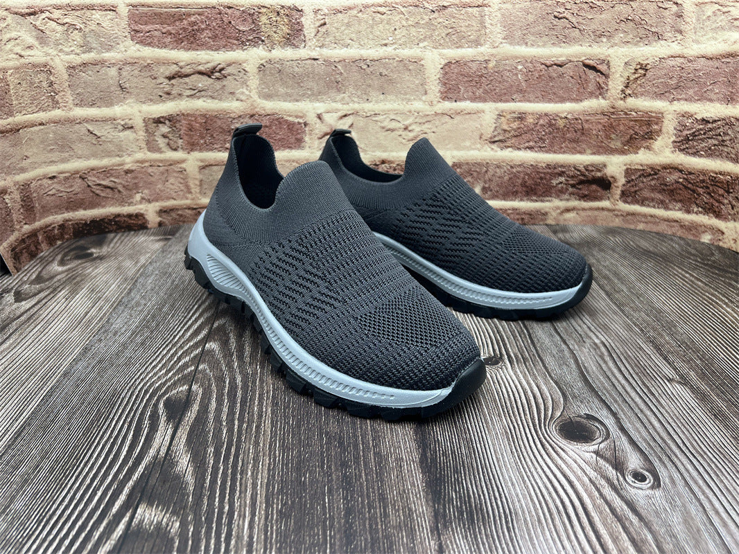 Damen atmungsaktive Slip-On Sneakers EB