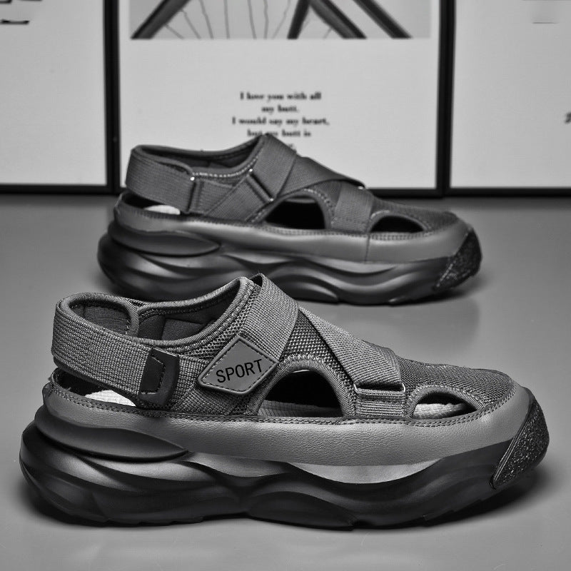 Damen Sportliche Sandalen mit rutschfester Sohle und innovativem Klettverschluss EB
