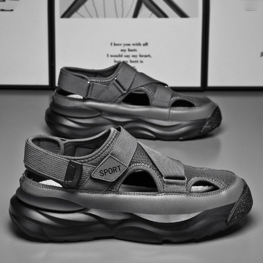 Damen Sportliche Sandalen mit rutschfester Sohle und innovativem Klettverschluss EB