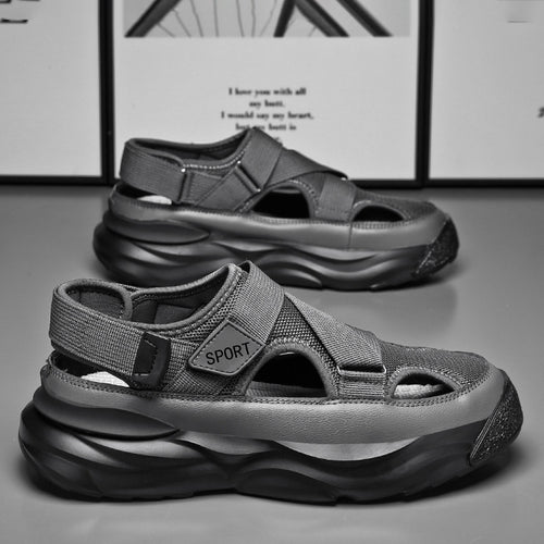 Damen Sportliche Sandalen mit rutschfester Sohle und innovativem Klettverschluss EB