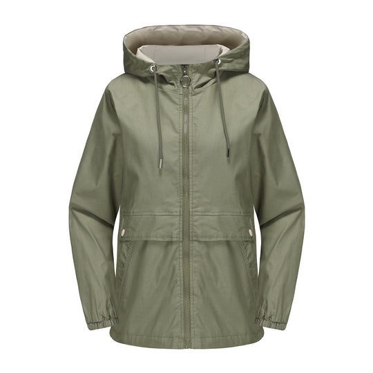 Damen modische Freizeitjacke mit verstellbarem Bund EB