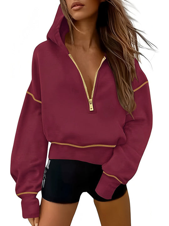 Damen Sportliche Kapuzenpullover EB