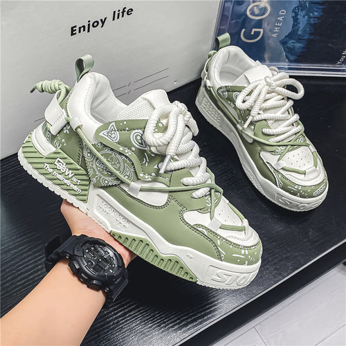 Damen Sportliche Trend Sneakers mit außergewöhnlichem Design EB