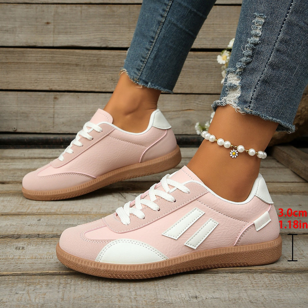 Damen Retro-Sneaker mit Gummisohle, leichtem Textilfutter und Komfortfußbett EB