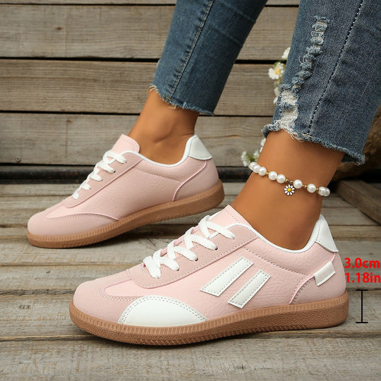 Damen Retro-Sneaker mit Gummisohle, leichtem Textilfutter und Komfortfußbett EB