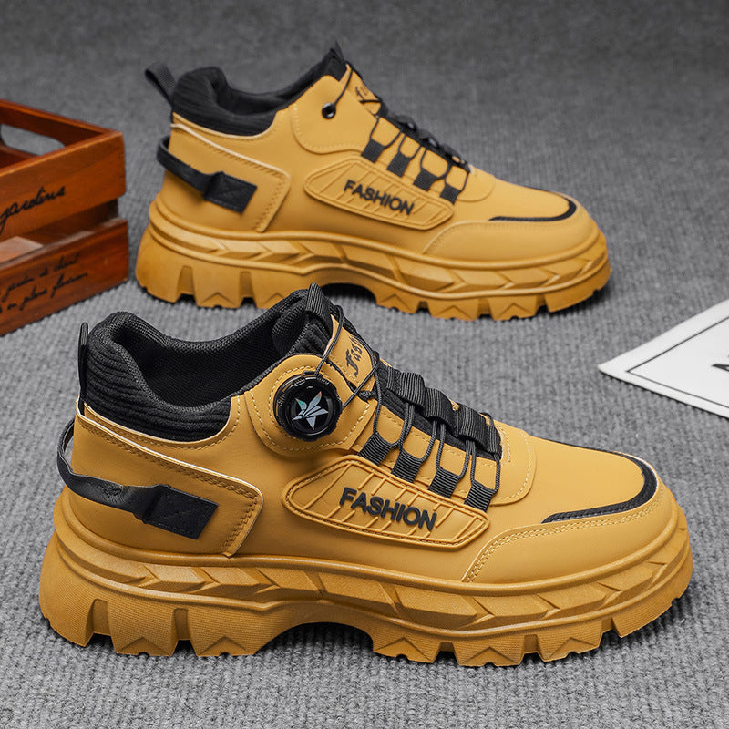 Herren Modische hochliegende Sneakers mit innovativem Verschluss EB