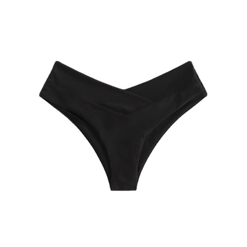 Damen Hochtaillierter Bikiniunterteil EB