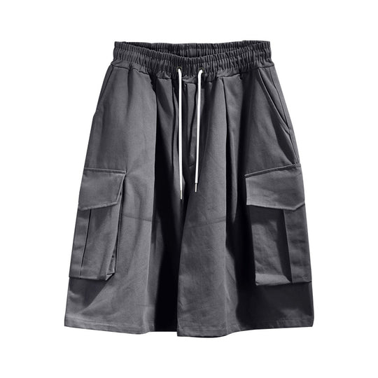 Damen nan Cargo-Midirock mit elastischem Tunnelzugbund und aufgesetzten Klappentaschen EB