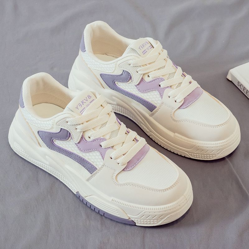 Damen Modische Sneakers mit atmungsaktiver Mesh-Oberfläche und rutschfester Laufsohle EB