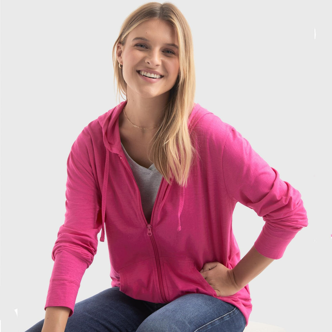 Damen Kapuzenjacke aus atmungsaktivem Material EB