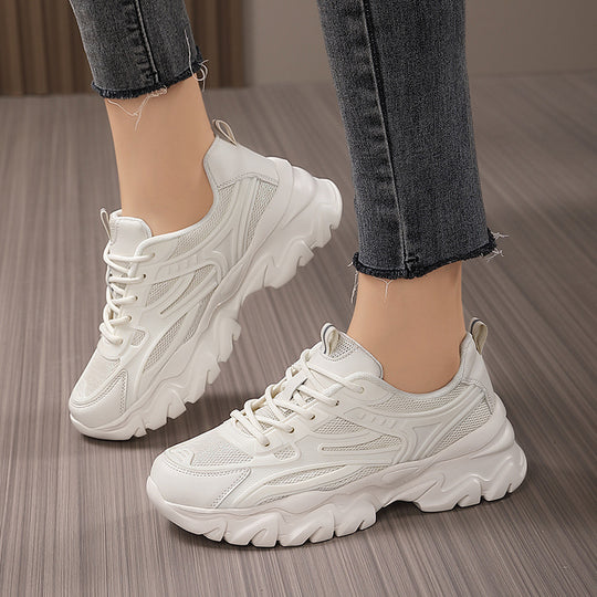 Damen Sportliche Sneakers mit atmungsaktiven und stoßdämpfenden Eigenschaften EB