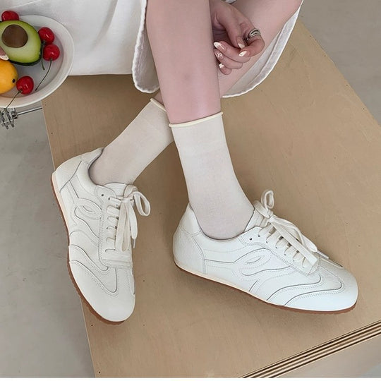 Damen Sneakers im Retro-Design mit atmungsaktivem Obermaterial und robustem Profil EB