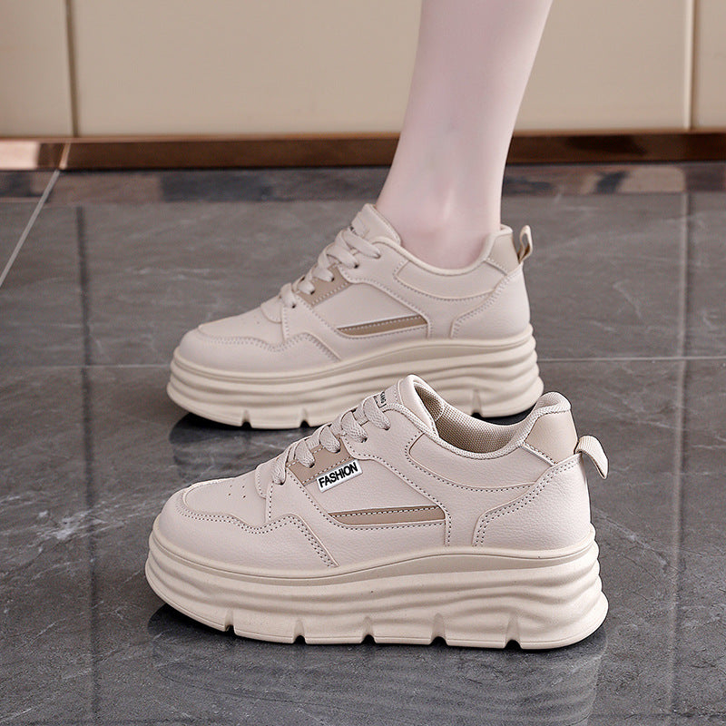 Damen elegante Chunky Sneakers mit dämpfendem Fußbett EB