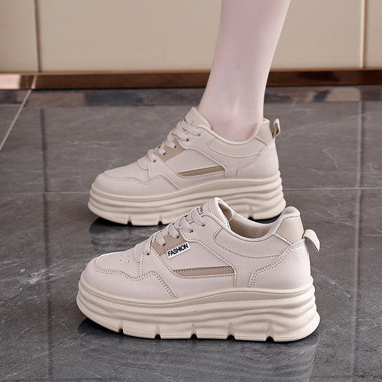Damen elegante Chunky Sneakers mit dämpfendem Fußbett EB