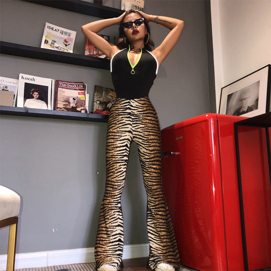 Damen Leggings im aufregenden Tiermuster EB