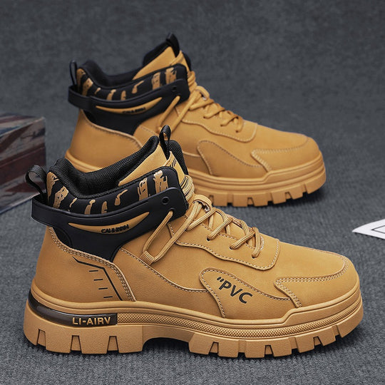 Damen robuste High-Top Sneakers mit verstärkter Sohle und atmungsaktivem Obermaterial EB
