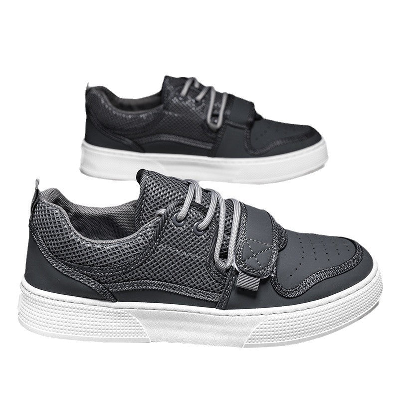 Damen modische Sneakers mit atmungsaktiver Mesh-Oberfläche und komfortabler Klettverschluss EB