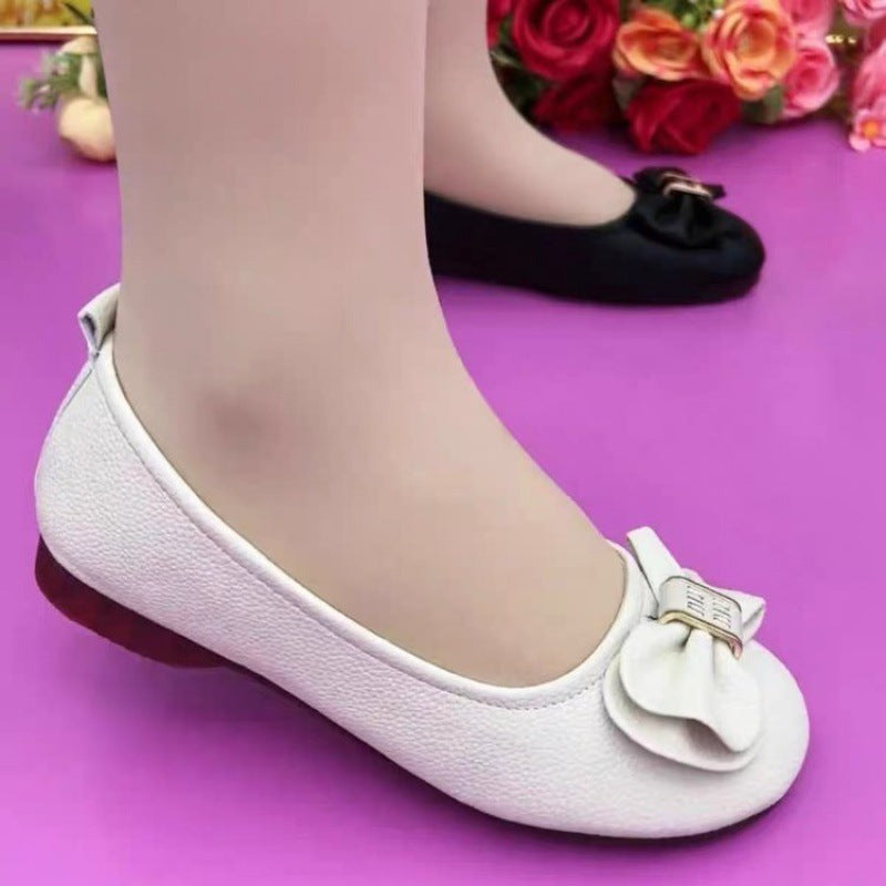 Damen Ballerinas mit eleganter Schleifenverzierung und komfortablem Fußbett EB