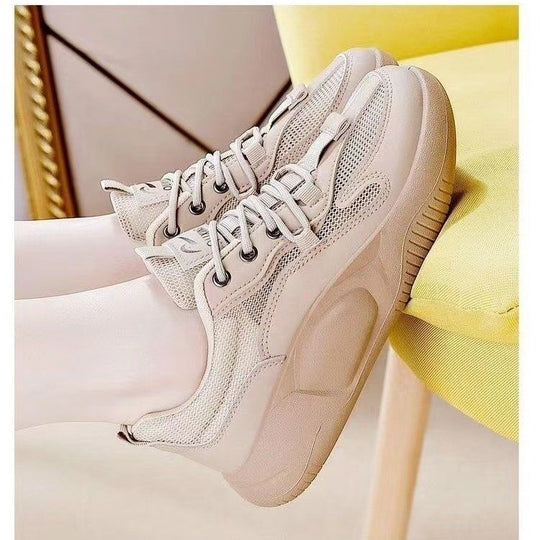 Damen Sportliche Sneakers mit atmungsaktiver Mesh-Oberfläche und komfortabler Sohle EB