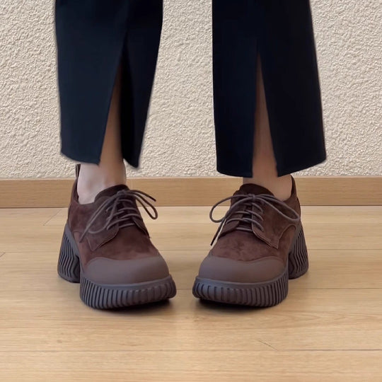 Damen Chunky Sneakers mit auffälliger Sohle EB