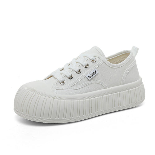Damen Plateau Sneakers mit trendigem Design und komfortabler Dämpfung EB