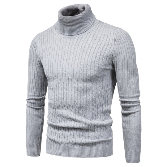 Herren komfortabler Rollkragenpullover EB