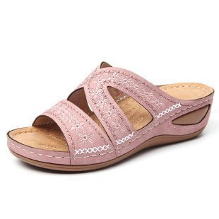 Damen bequeme Riemchensandalen mit ergonomischer Fußbettgestaltung EB