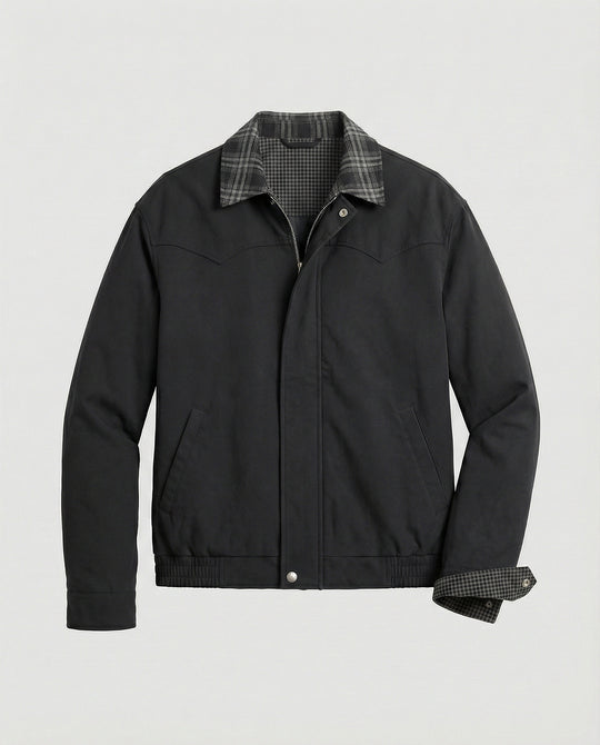 Herren wattierte Oversize-Bomberjacke mit verdecktem Reißverschluss und elastischem Saum EB
